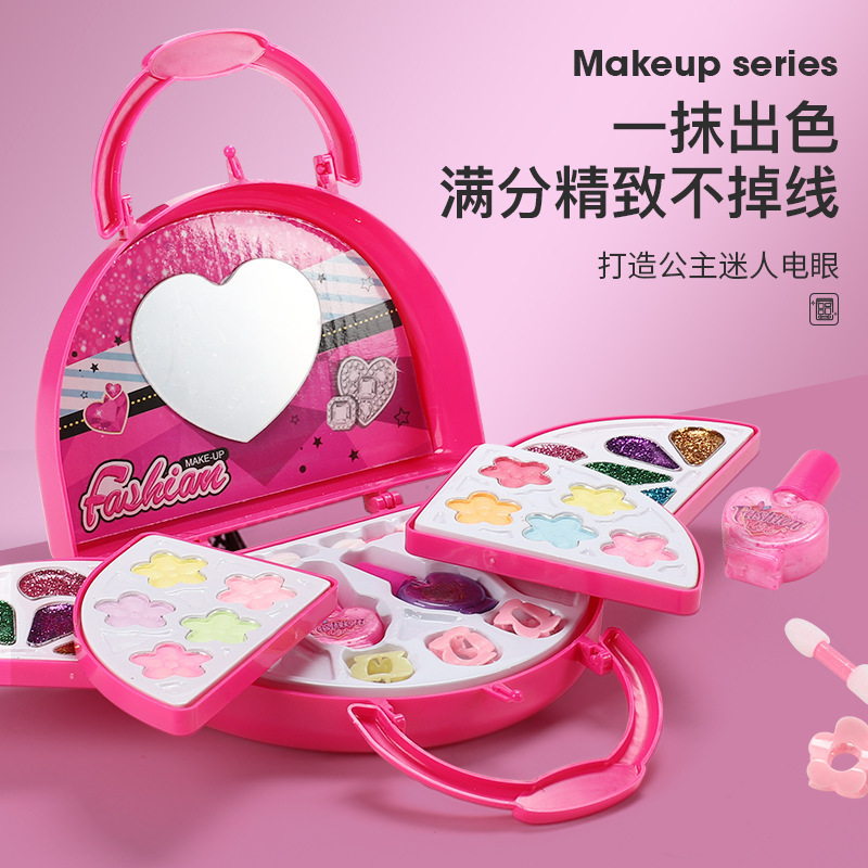 Juguetes de maquillaje transfronterizos para niños juguetes de maquillaje princesa niñas bolsas de maquillaje paquetes de bolsas de mano productos de venta calientes