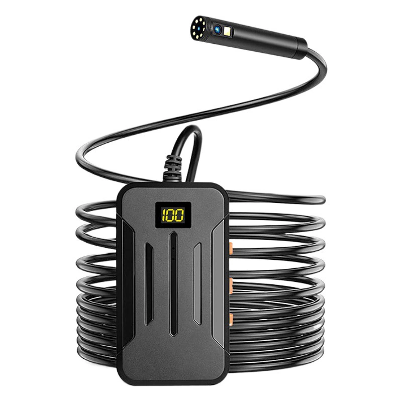 Беспроводной wifi канализационный эндоскоп 8 мм двойной объектив HD промышленный детектор камеры трубы зеркала