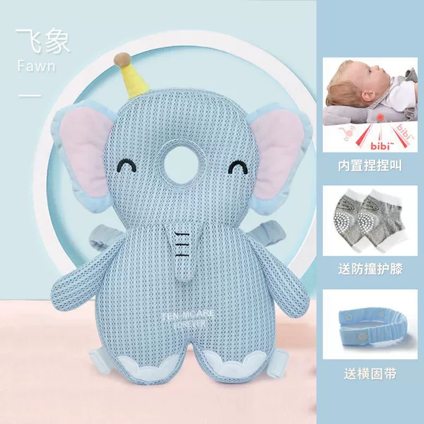 Breathable children's flying elephant, knee pads, 3D, anti-stress