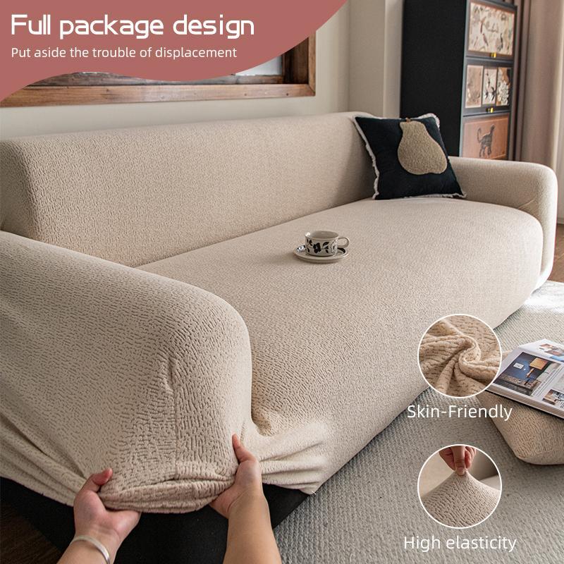 High Elasticity Sofa Cushion Cover Pet Friendly Design Dust