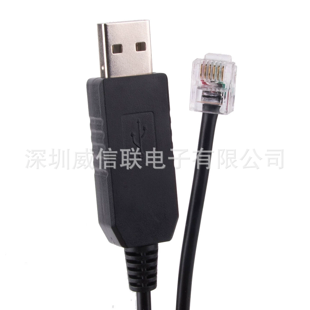 USB-CПД CP2102 USB на RJ12 6P6C RS232 последовательный порт Hesman V.24, обновление конверсионной линии