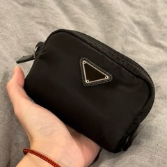 新款P家小包包装饰包挂件迷你化妆包尼龙防水钥匙扣包口红零钱包