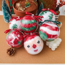 珊瑚绒圣诞袜子女秋冬加厚加绒半边绒圣诞节球装袜子礼物礼品批发