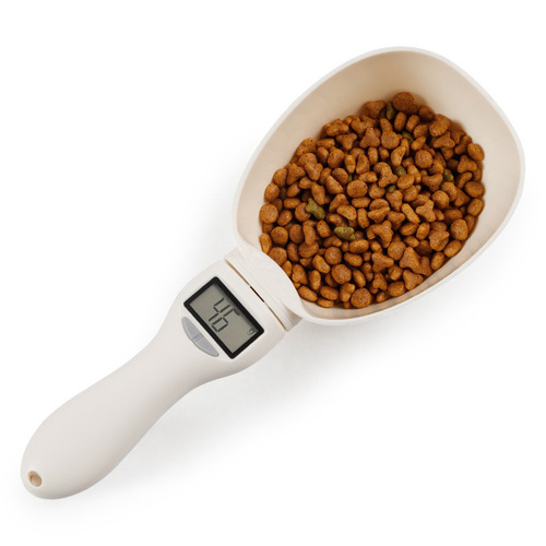 New household electronic baking scale pet dog food and cat food measuring spoon electronic weighing cat and dog food weighing feeder spoon