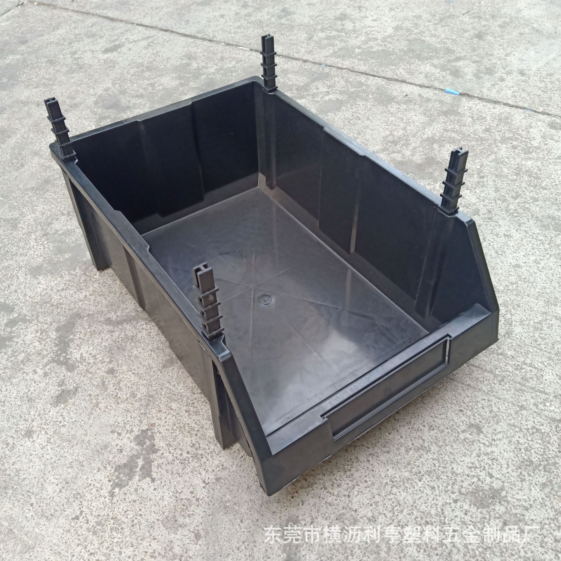 厂家供应金华防静电斜口塑胶零件盒 元件盒 塑料工具盒