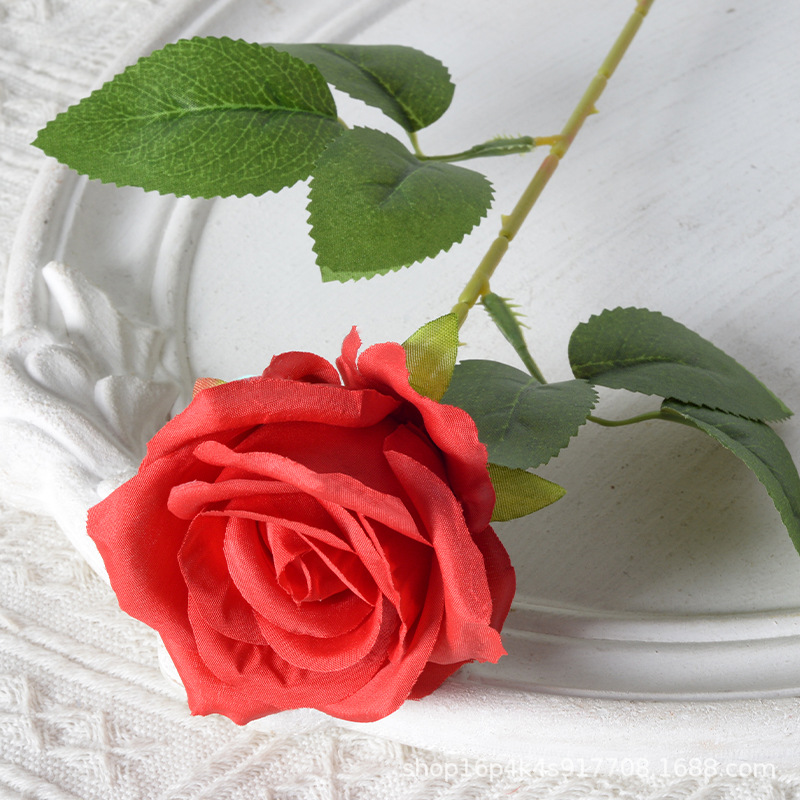 Rojo claro (tela de seda) 7cm