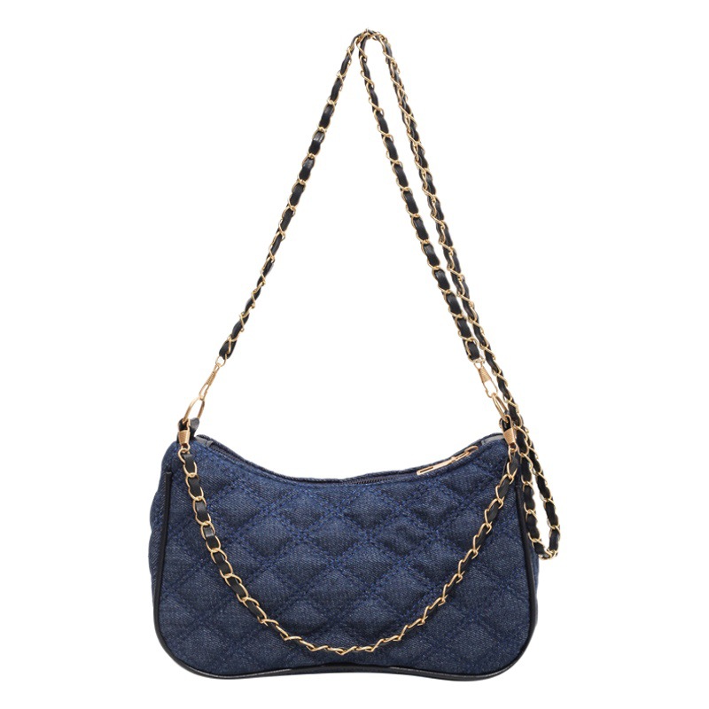 Bolsa popular de este año para mujeres 2024 primavera y otoño nuevo bolso de moda simple bolso de hombro casual moda axila bolsa