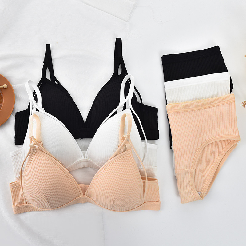 Women's Bra And Brief Set Sexy Underwear With Beautiful Back Detail_voghion.com