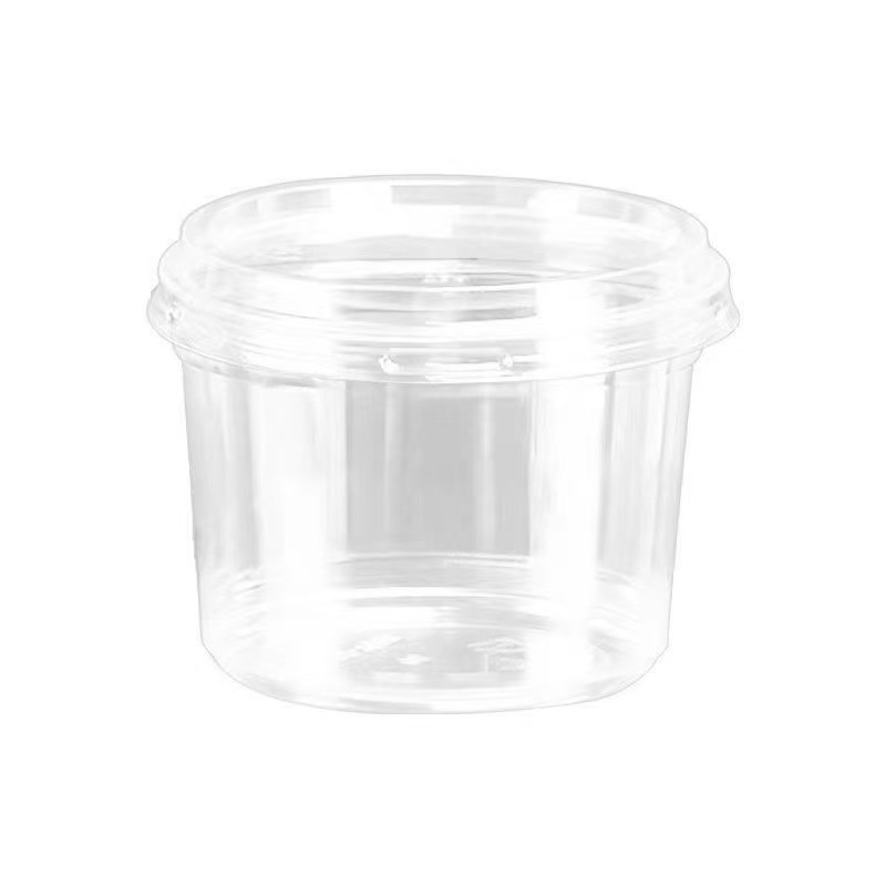 Tazón especial de polvo de hielo, tazón de embalaje de frutas transparentes desechables, caja de polvo frío blanco, caja de frutas rojas en línea, puesto comercial image 5