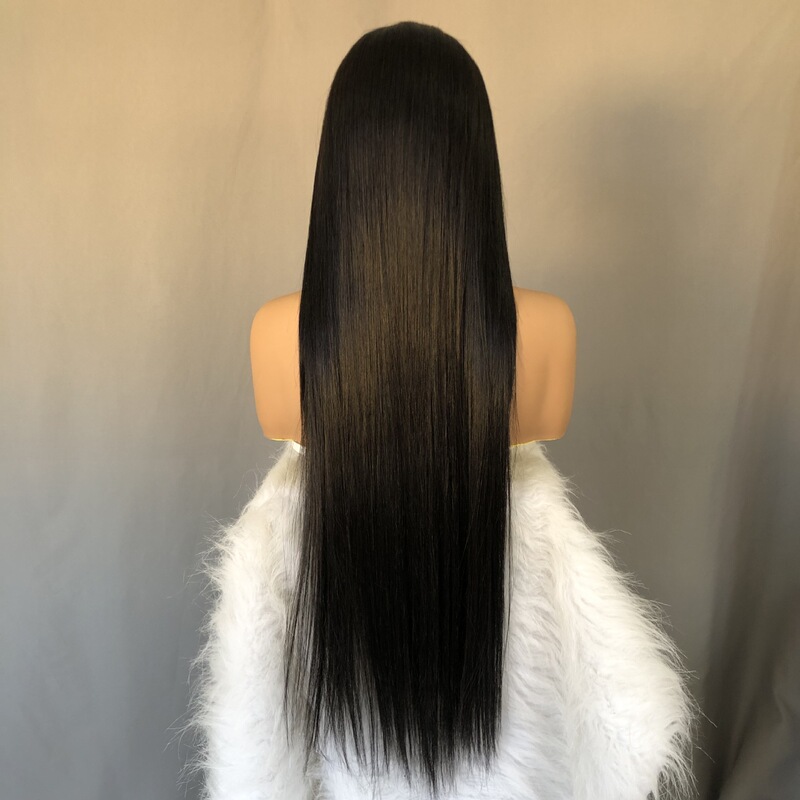 Real Human Hair Foam Wig 13*4 Lace Frontal Wig Xuchang Factory 13*4 Lace Frontal Wig