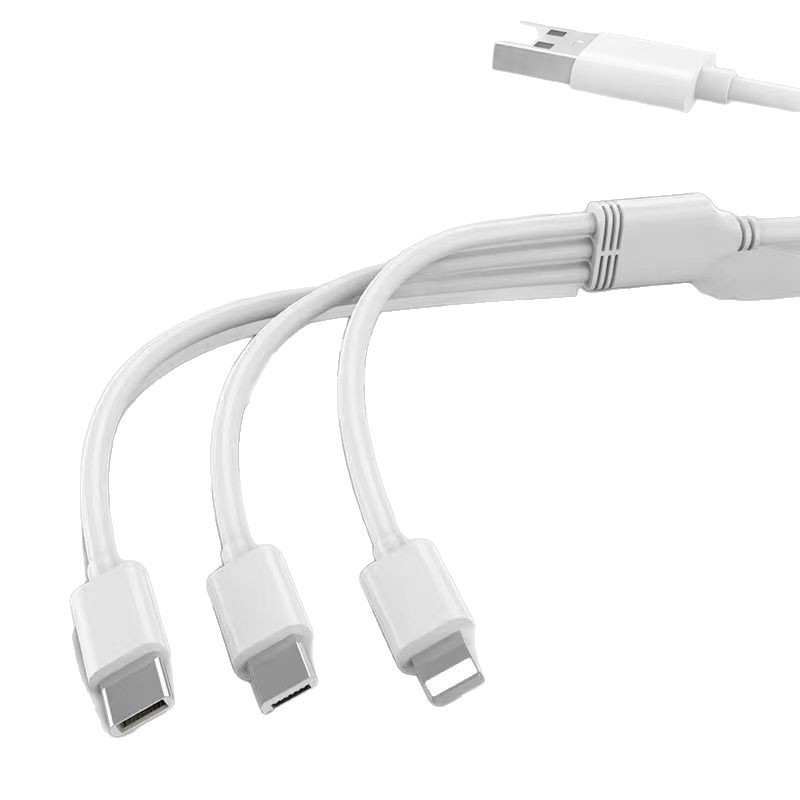 6A ライン スリーインワン超高速充電 1 対 3 データケーブルは、Apple type-c Android 携帯電話のデータ転送に適しています|undefined