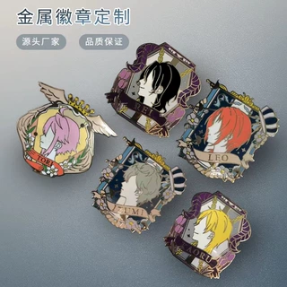 定制创意卡通可爱徽章 二次元动漫仿珐琅徽章