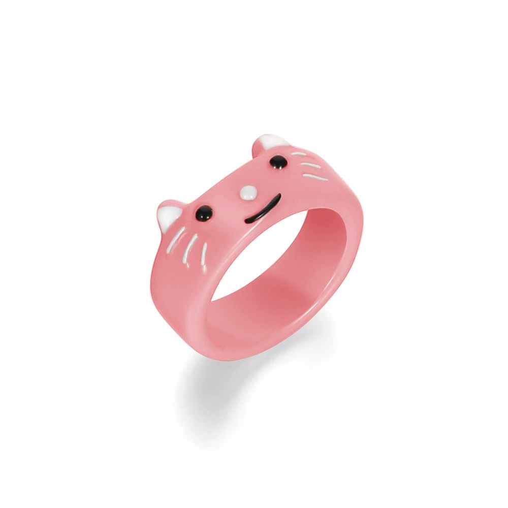 (Контактная торговля), мультяшное стильное милое кольцо, европейский стиль, на безымянном пальце