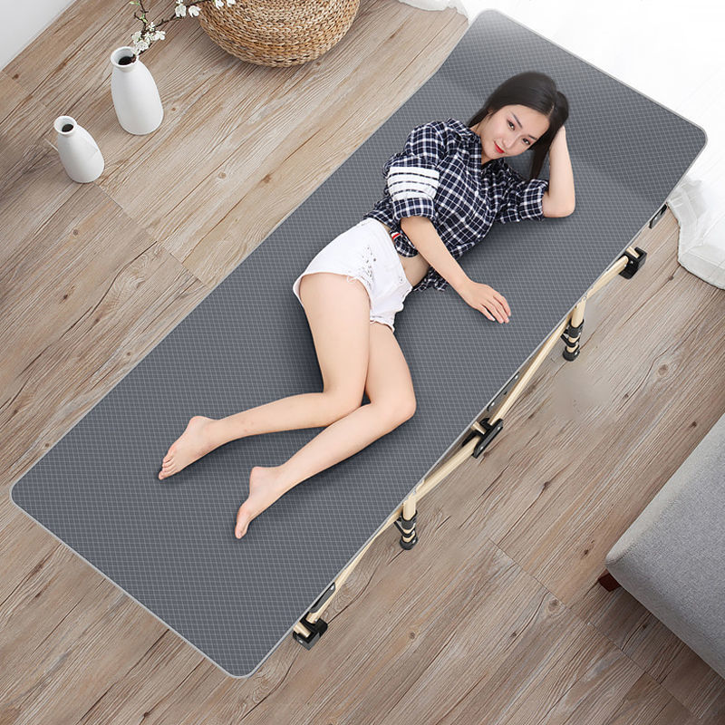 Folding Bed Single Bed Lunch Break Bed Office Nap Bed Home Recliner Special Price Bed Simple Small Bed Chain Factory