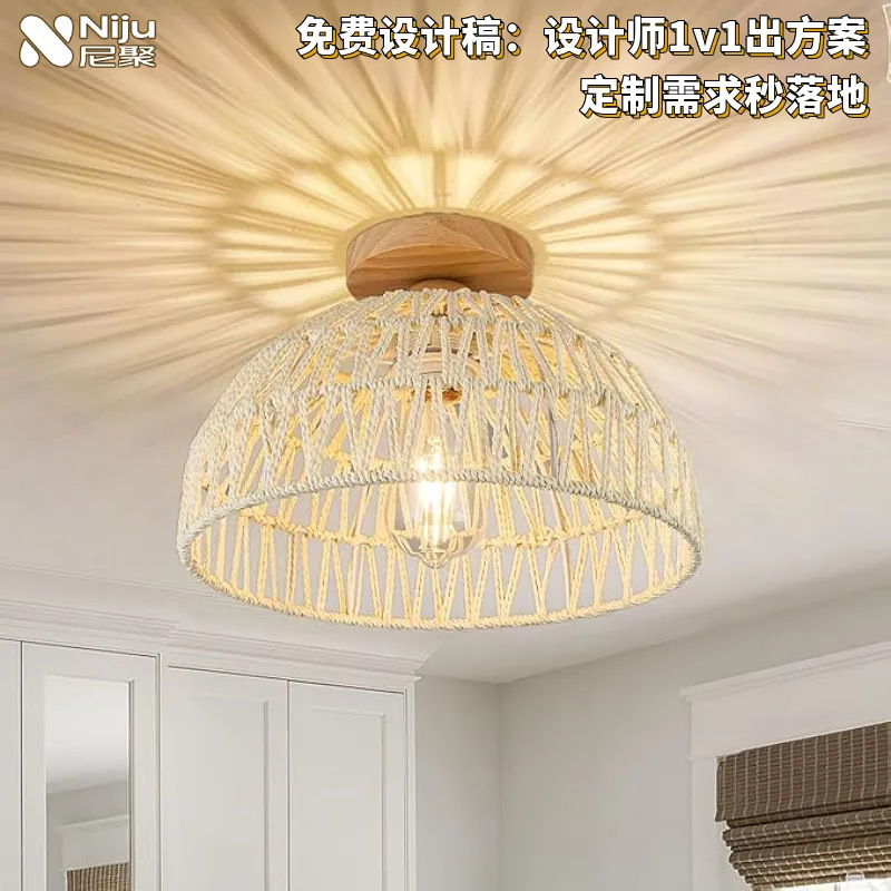 Super Bright Modern Minimalist Chandelier for Living Room, Dining Room, Bedroom, American Handmade Minimalist Style Corridor Ceiling Light