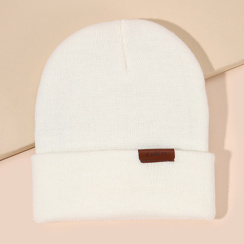 Unisex Basic Solid Color Eaveless Wool Cap display picture 4