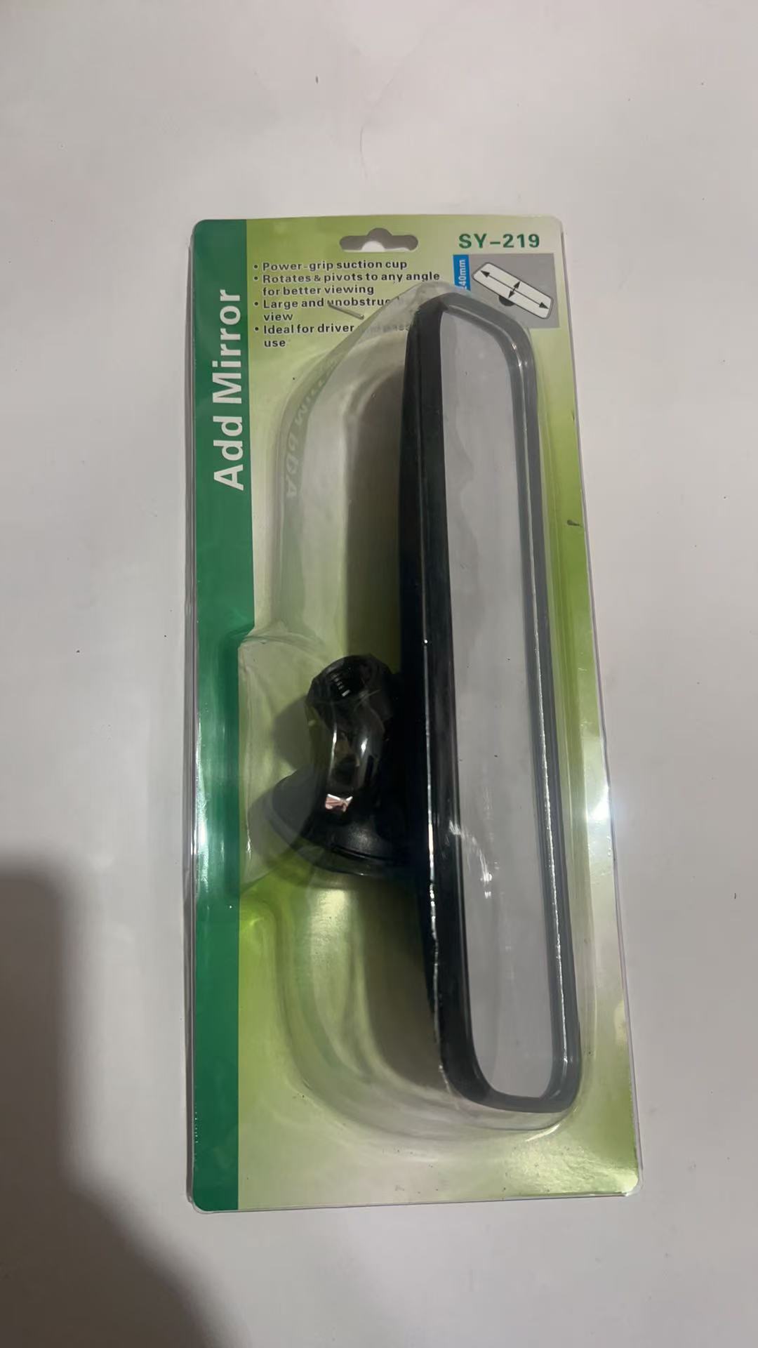 Car interior rearview mirror wide-angle mirror plane mirror powerful large suction cup coach interior rearview mirror auxiliary mirror