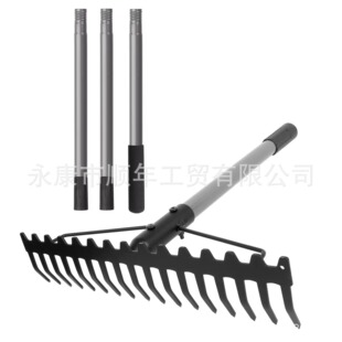 亚马逊热销或拆卸农用耙子花园清再铁耙-阿里巴巴