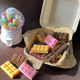 PVC Simulation Cute Food Chocolate Model Keychain Bag Pendant Decoration Gift Promotion Wholesale