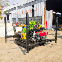 山东雄泰全液压潜孔钻机小型气动水井钻机液压打井机矿山劈裂孔