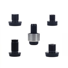 台球杆尾堵加长把尾洞九球杆加长把铝合金包胶尾堵