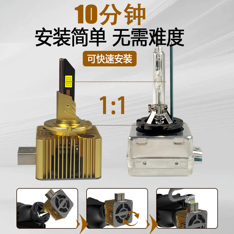 Car LED headlight D series in-line headlight D1S D2S D3S D4S D8Sled headlight D2R D1R