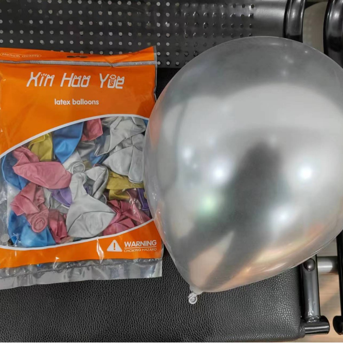 Shuai An Globo de metal de 10 pulgadas Globo de látex de cromo nacarado Fiesta de cumpleaños Decoración de boda 50 piezas