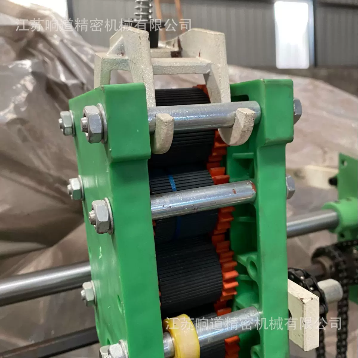 响道编织机收线装置送线带输送器2轮4轮编织机出带器配件