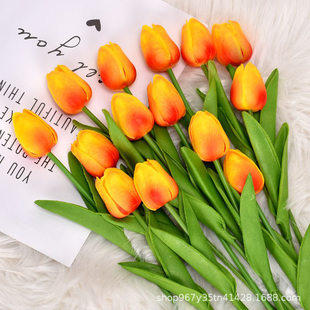 (Cross-border trading), (Wholesale), small polyurethane realistic wedding flowers for party, decorative flowers