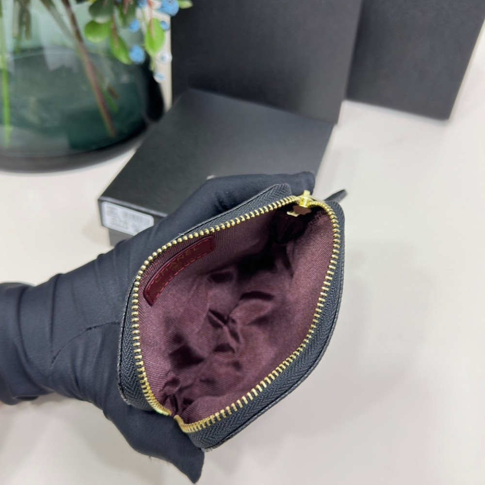 本革ショートカードバッグ女性小香風2024新超薄型カードケース名刺入れ本革ミニ小銭入れ