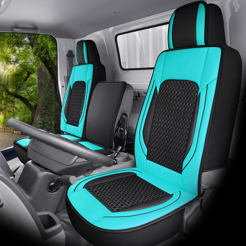 Fabric Seat Cover – Universal Seat cushion, seat cover - driver-and-passenger-standard-green