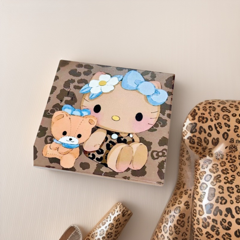 Kt Cat Dining Table Heat-Insulating Pot Mat, Anti-Scalding, High-Temperature Resistant Ceramic Tableware, Light Luxury, High-End Feel, Non-Slip for Dishes and Bowls