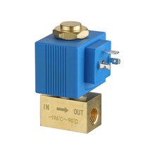 STD超低温电磁阀2分4分黄铜不锈钢零下196度AC220VDC24V电磁阀