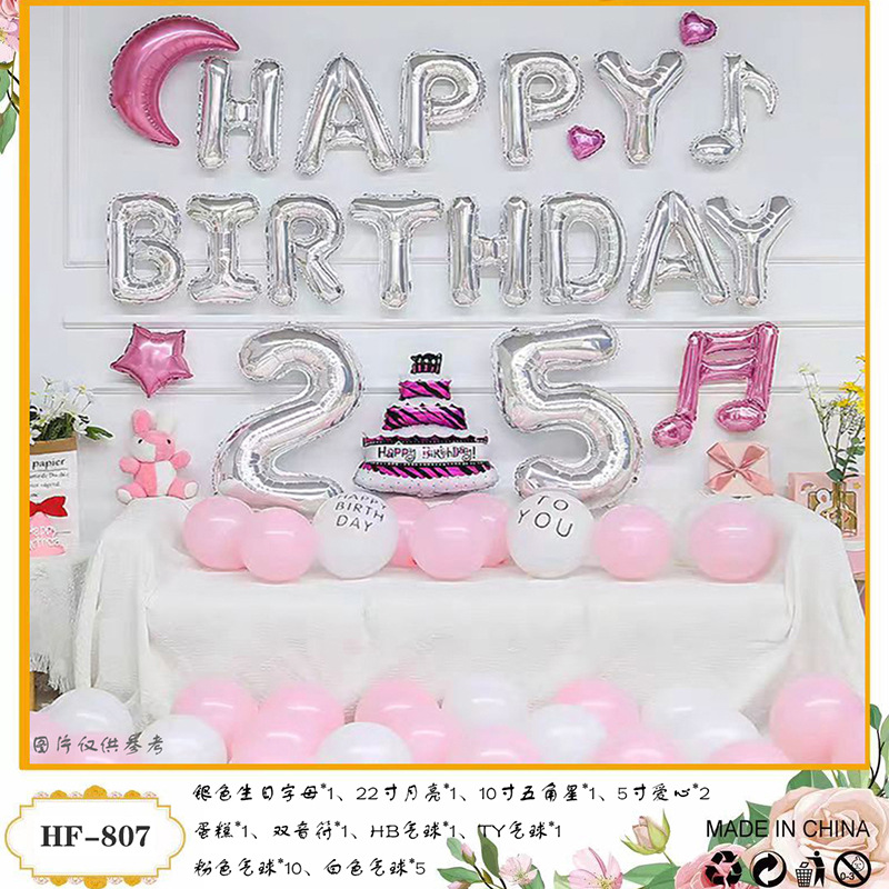 Cumpleaños DE LOS NIÑOS globo traje partido escena diseño suministros niños y niñas cumpleaños dibujos animados película aluminio Fondo decoración la pared