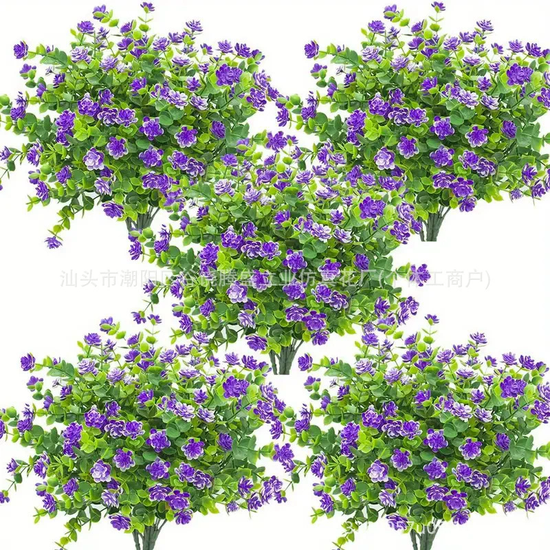 Трансграничная амазонка моделирование эвкалипта пластиковые растения искусственные букеты на открытом воздухе сад двор дом