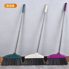 扫把家用软毛单扫把长柄扫地不粘加长两用笤帚簸萁套装客厅卫生间
