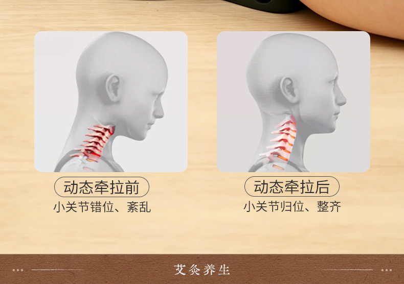 Red Bian Stone Moxibustion Pillow Portable Hanging Moxa Warmer for Neck Waist and Joints with 7 Holes and Moxa Stick Set quality and texture