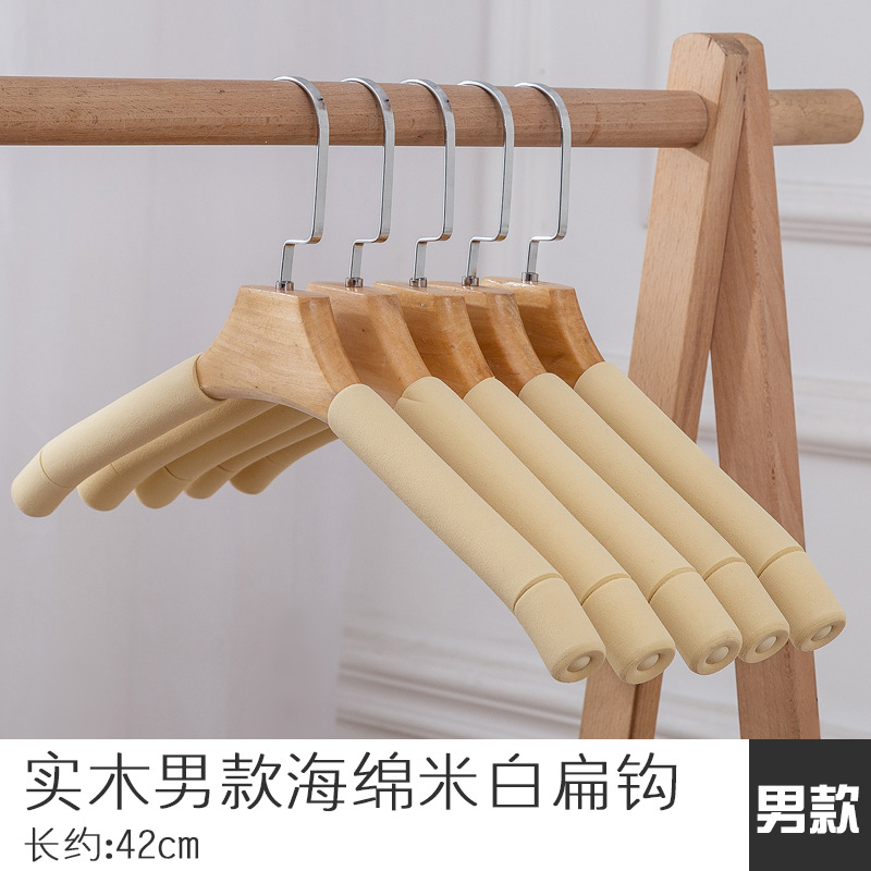 남자의 단단한 나무 스폰지 화이트 후크