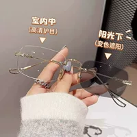 Korean style ins стиль интернет-знаменитость чистое желание без макияжа, без оправы и обесцвечивания, может быть оснащено рецептными анти-голубого света оптические очки для близорукости для женщин