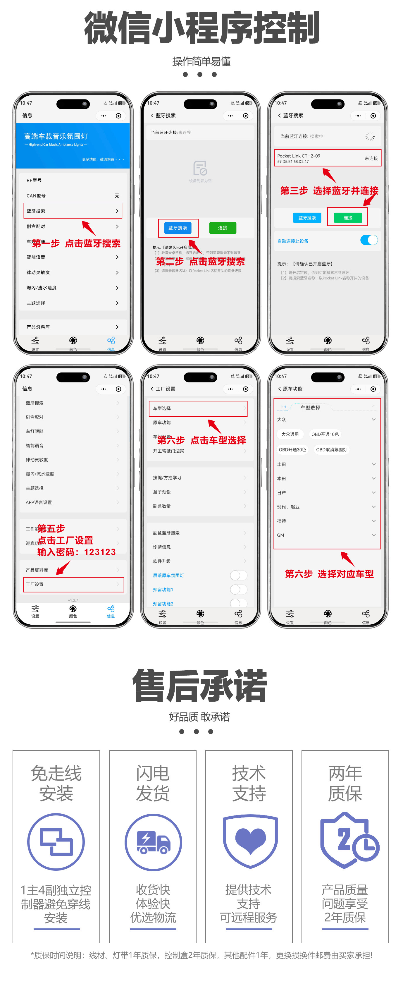 Car ambient lighting is suitable for the 2025 Geely Preface