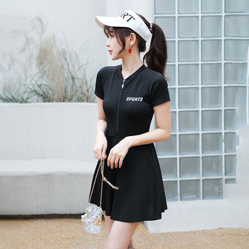 Trajes de baño para mujeres 2025 nuevos trajes de baño para mujeres conservadores gran tamaño gordo mm pequeña gordo chica de baño spa fábrica de trajes de baño divididos