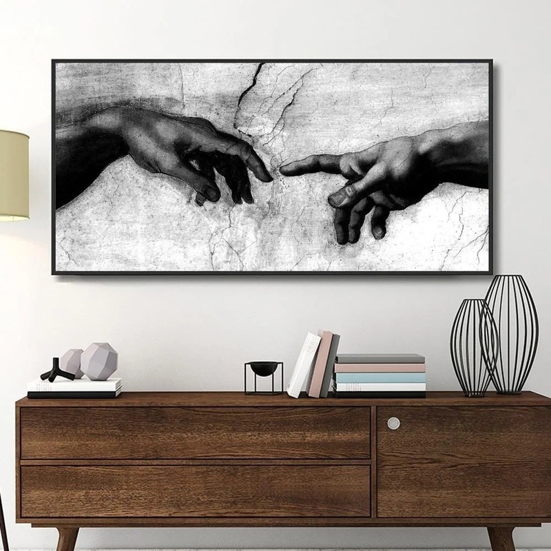 The hand of god Adam oil painting factory a generation to print oil painting foreign trade warehouse supply AliExpress The hand of god Adam oil painting factory a generation to print oil painting foreign trade warehouse supply AliExpress
