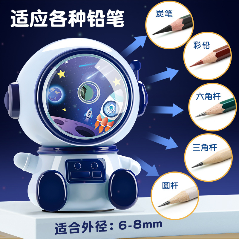 Sacapuntas de lápiz de manivela sacapuntas Sacapuntas de los niños para estudiantes de la escuela primaria