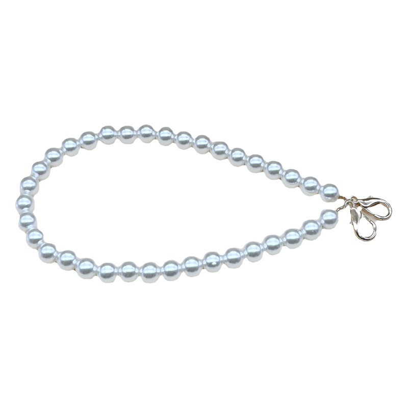 New spot wholesale pearl bag chain portable crossbody diy bag chain pearl bag with resin Pearl Chain