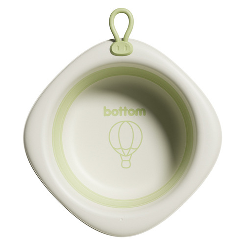 Manufacturer wholesale baby folding basin household portable baby face washing basin children's cartoon storage plastic basin 