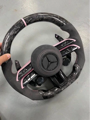 Suitable for Mercedes-Benz Dragonfly Amg Steering Wheel Abcegrsv Class Old Model Upgrade Modification New Carbon Fiber Steering Wheel