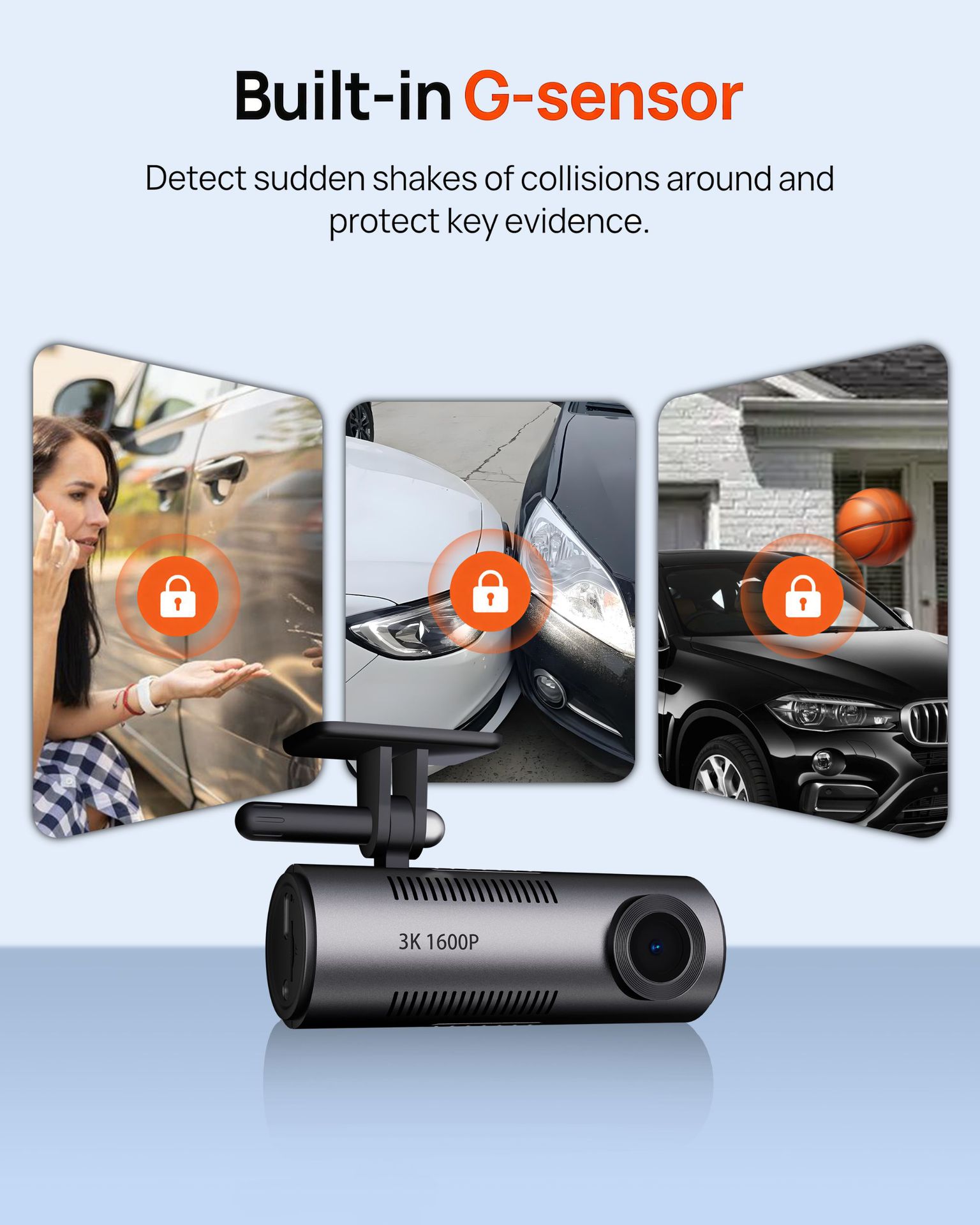 M310 True 3K Ultra-High-Definition 1600 Driving Recorder Parking Monitoring 70Mai Recorder Optimized Version M310Pro