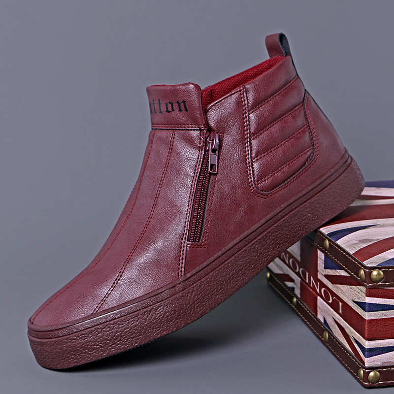 Comfortable Men's Casual Shoes With Low Collar And Soft Soles_voghion.com