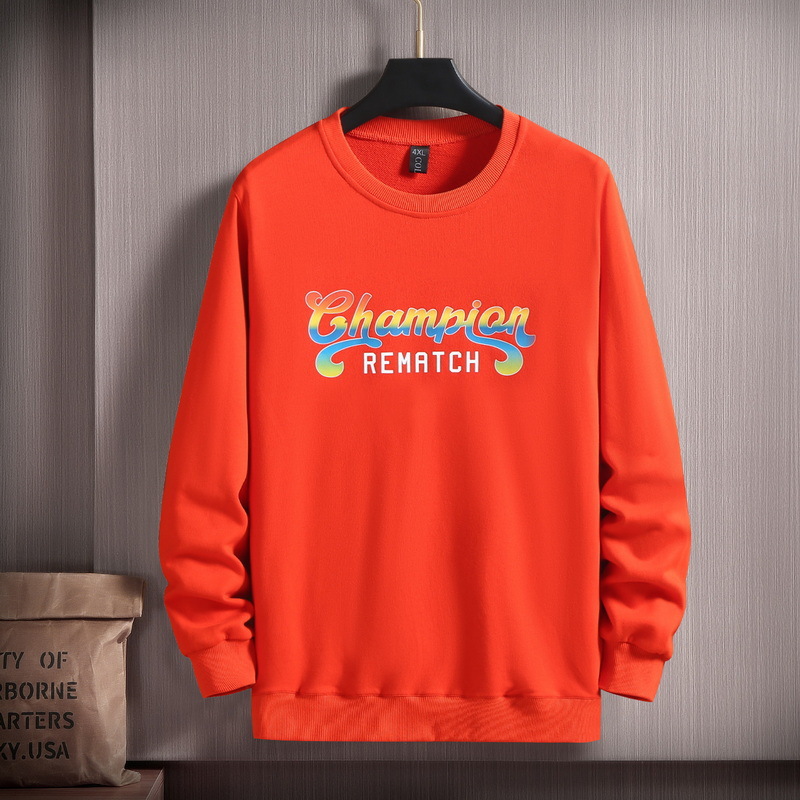 Autumn and Winter Solid Color Sweatshirt Plus Size Men's Clothing 2021 New Trendy Pullover for Big Guys Oversized Sports Top