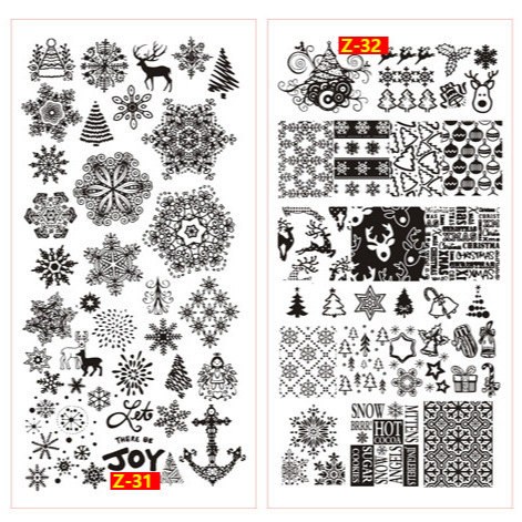 Nail polish painted DIY pattern cartoon printing tool printing transfer Template printing plate plate template